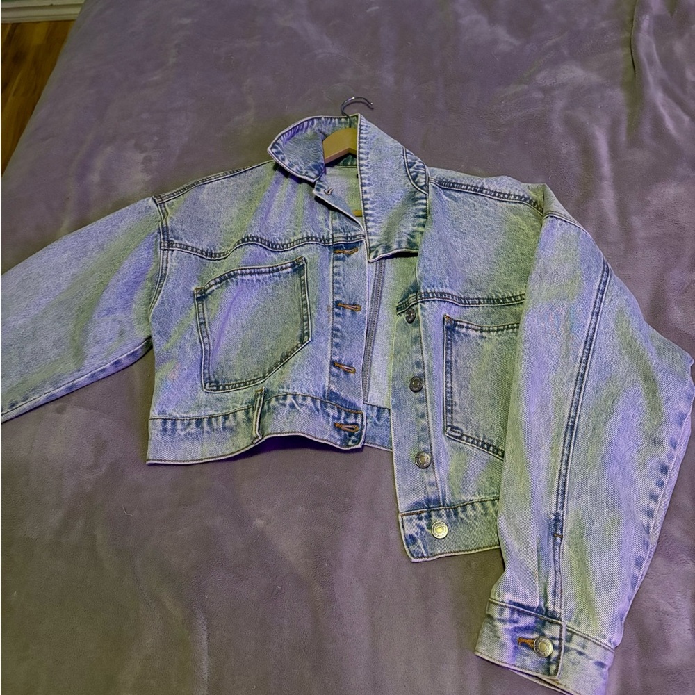 Cropped Denim Jacket